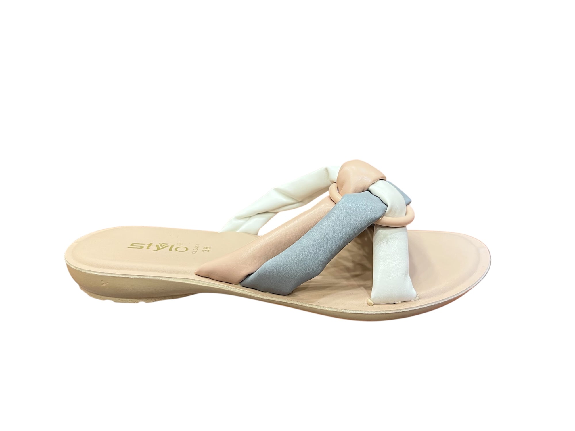 Original Stylo Pastel Braided Slip-On Flat  – Soft Comfort Summer Footwear