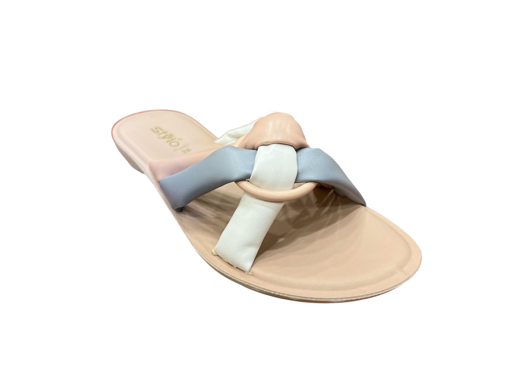 Original Stylo Pastel Braided Slip-On Flat  – Soft Comfort Summer Footwear
