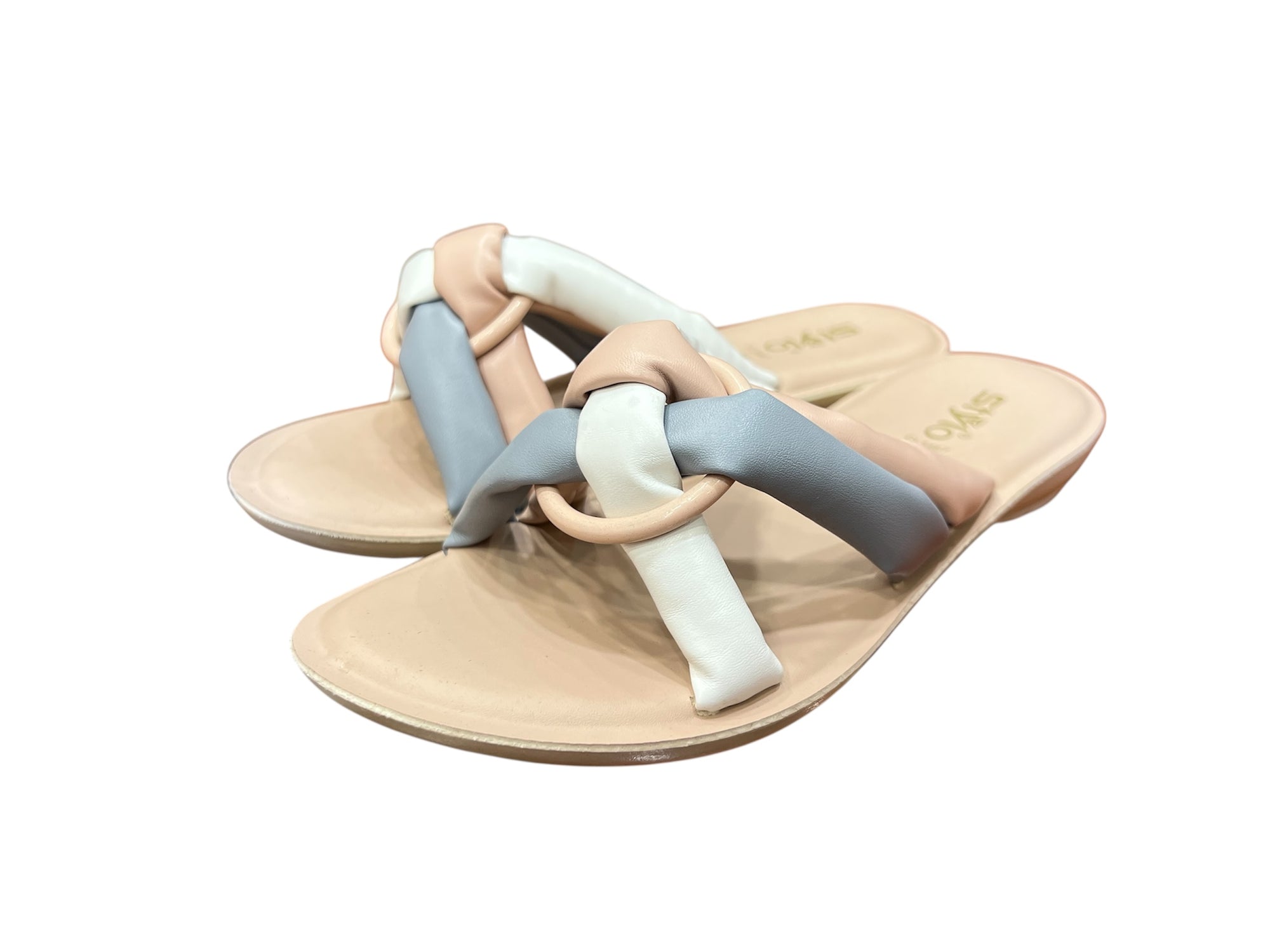 Original Stylo Pastel Braided Slip-On Flat  – Soft Comfort Summer Footwear