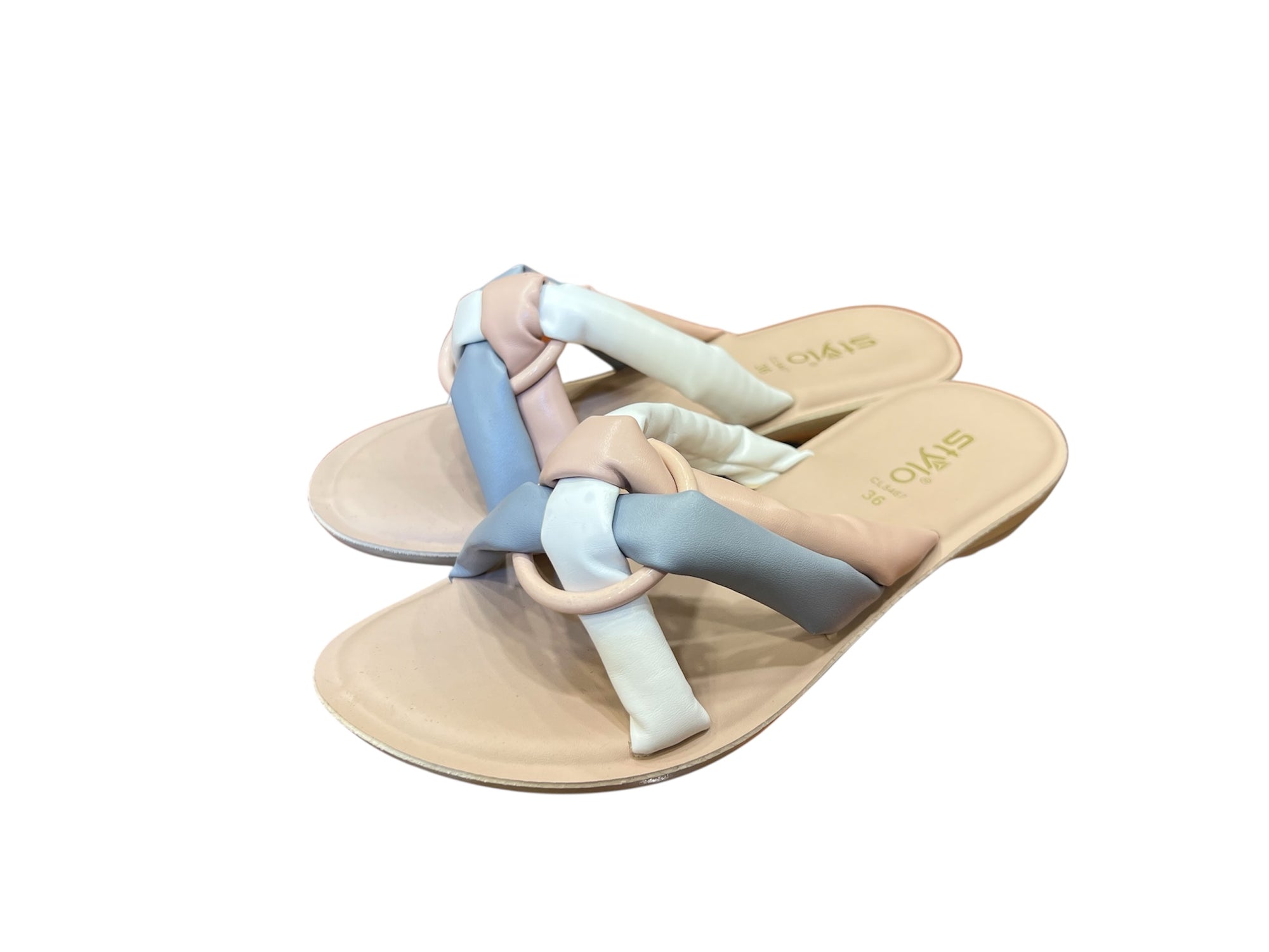 Original Stylo Pastel Braided Slip-On Flat  – Soft Comfort Summer Footwear