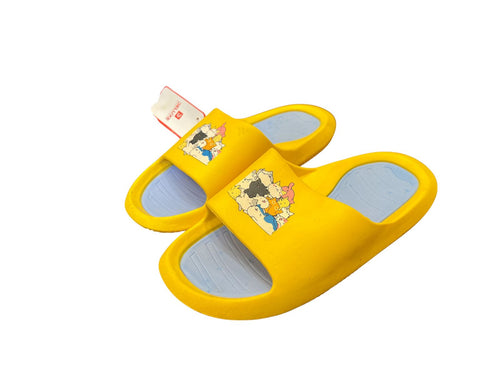 Cute Cartoon Animal Slide for Kids – Soft Yellow Comfort