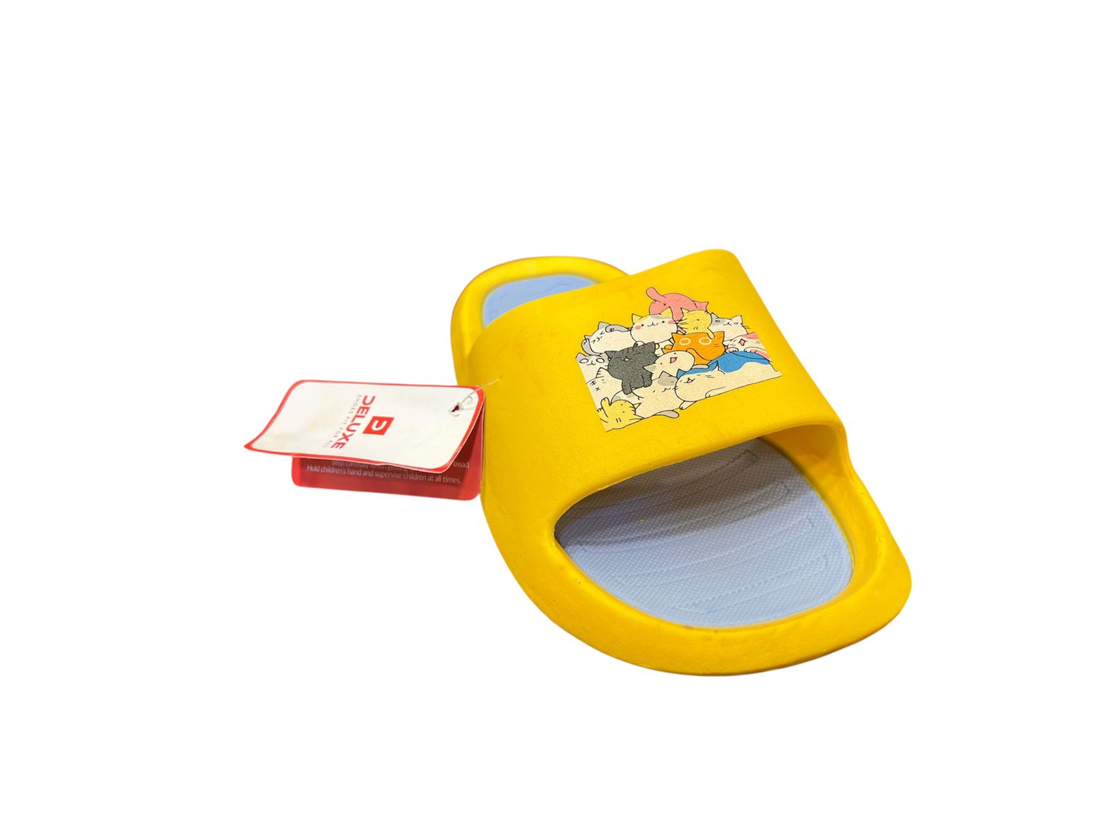 Cute Cartoon Animal Slide for Kids – Soft Yellow Comfort
